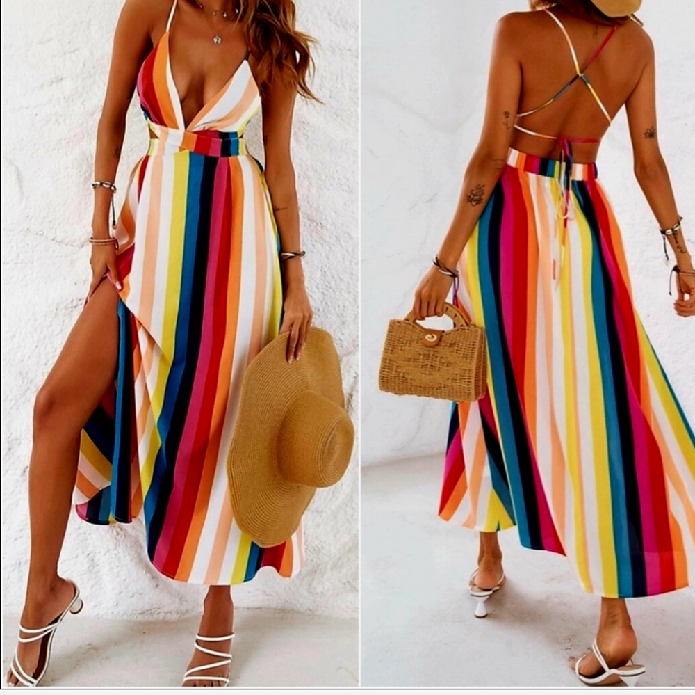Halter maxi dress - Picture 6 of 6